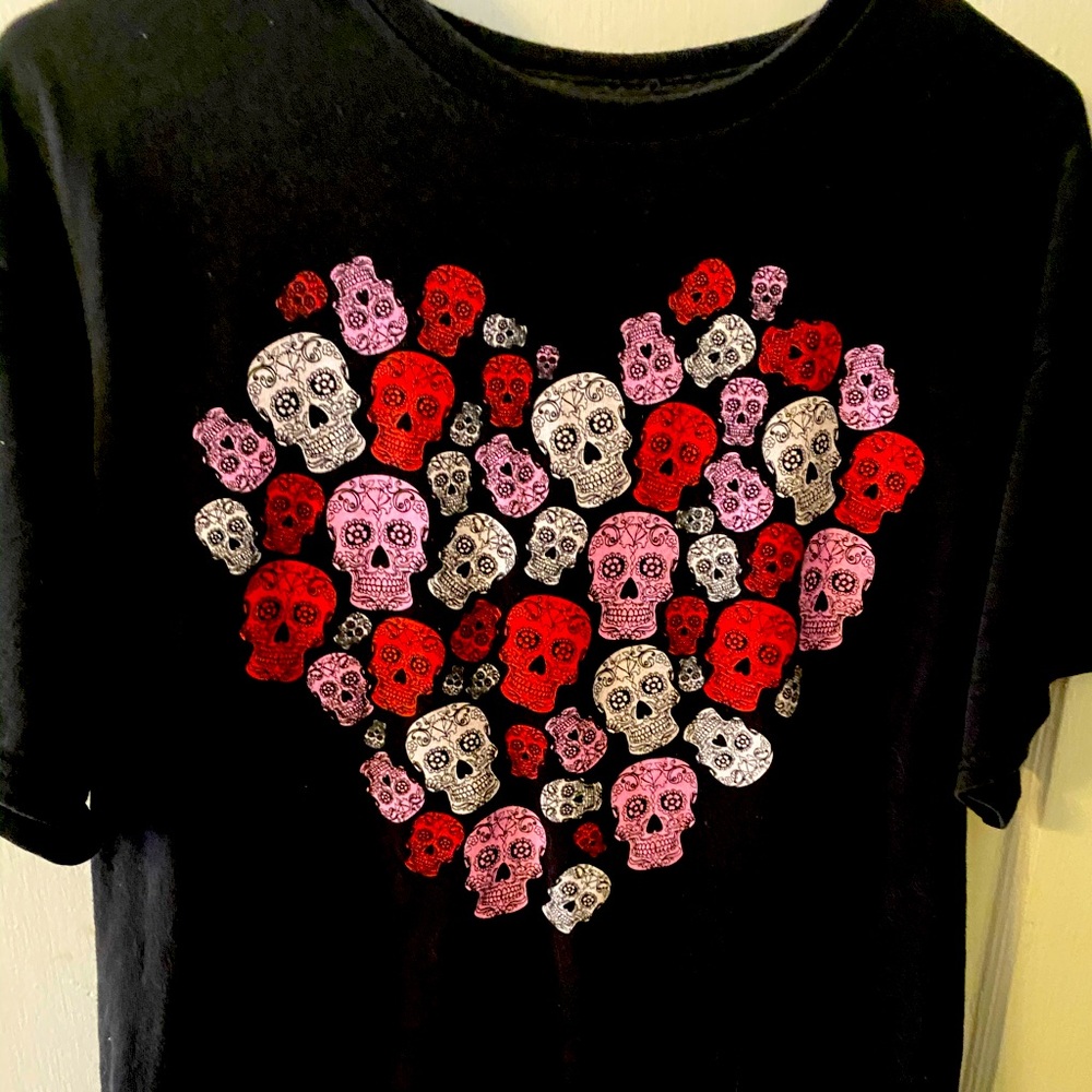 Skull heart 💜